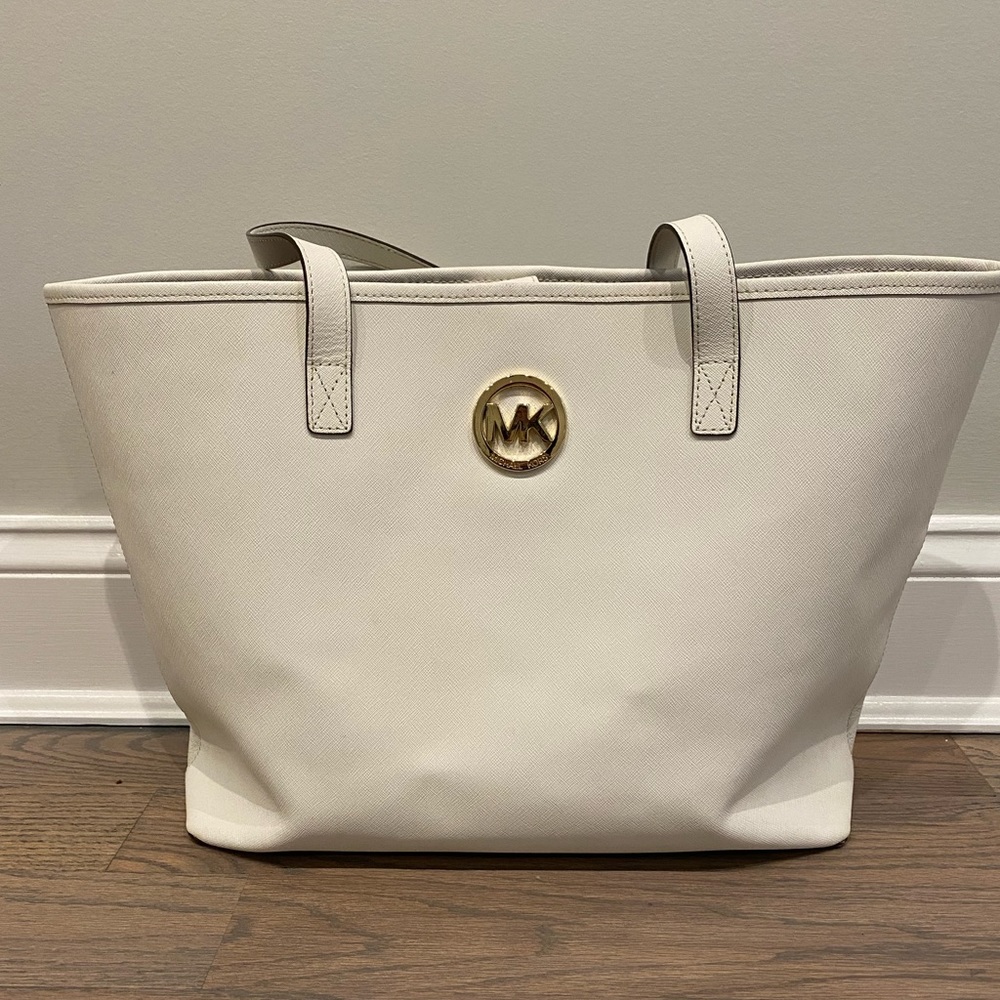 Michael Kors Medium White Tote